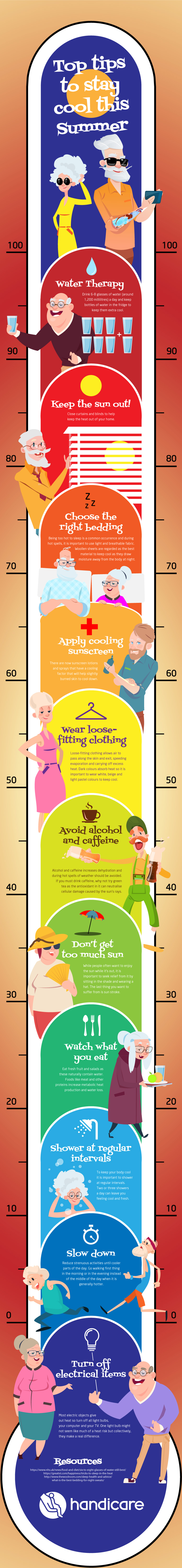 Tips for staying cool for older people