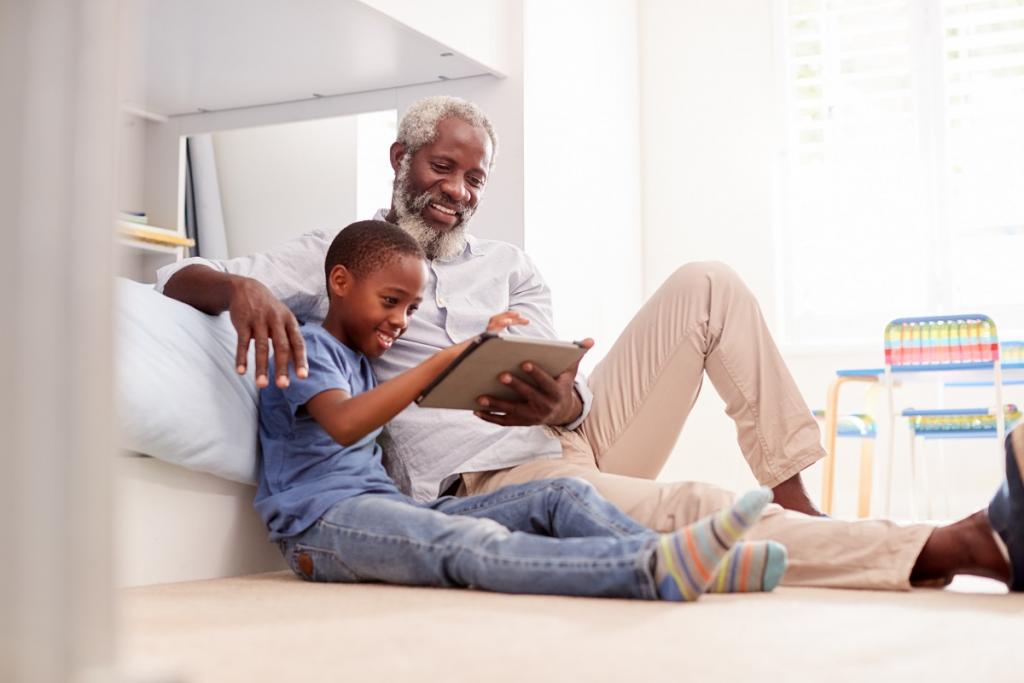 Top tip: Pick an activity the grandchild likes