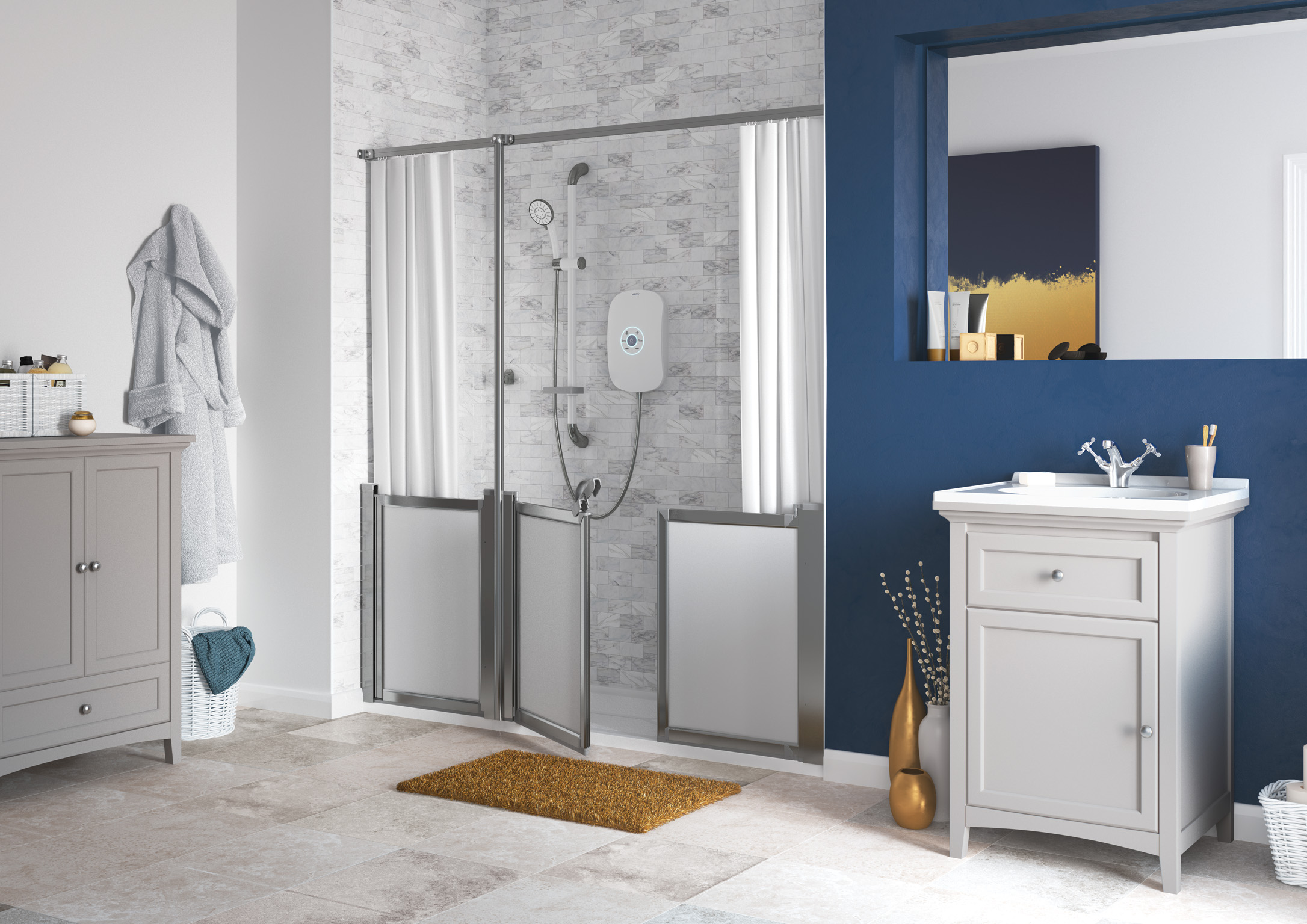 Gordale Walk-in showers with seats