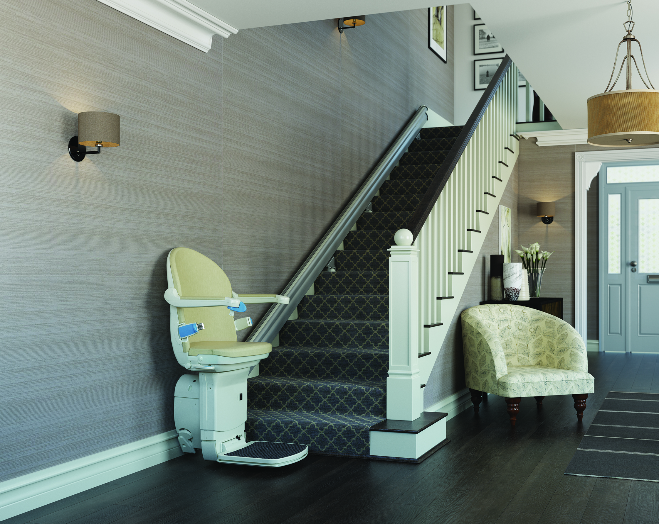 Age Uk straight 1000 stairlift