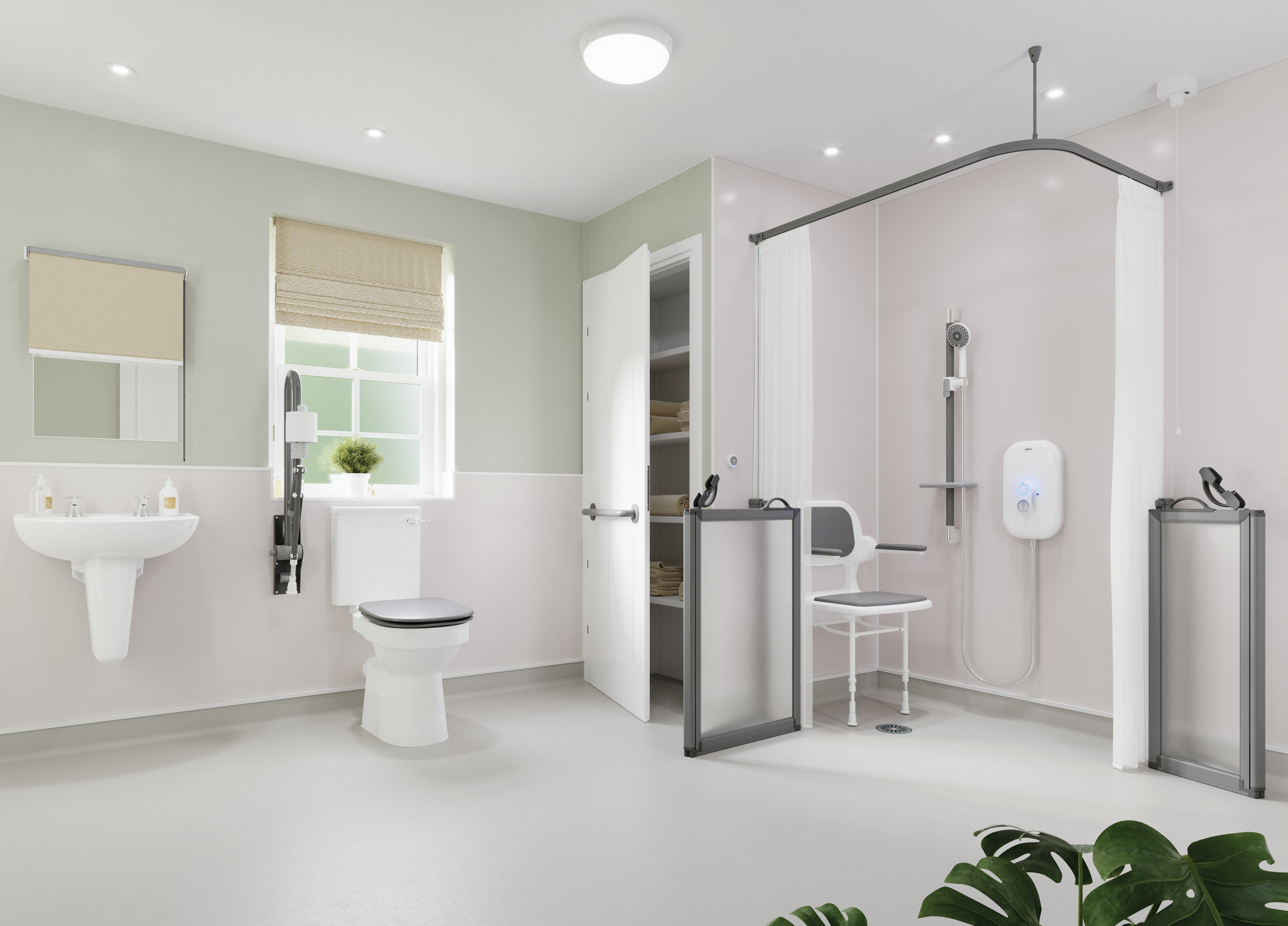Wet Room Walk-in showers with seats