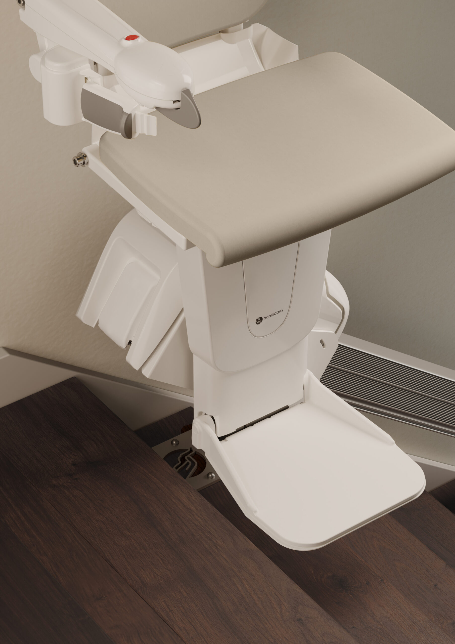 Age Uk perch straight stairlift