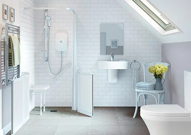 Age uk Walk-in showers with seats