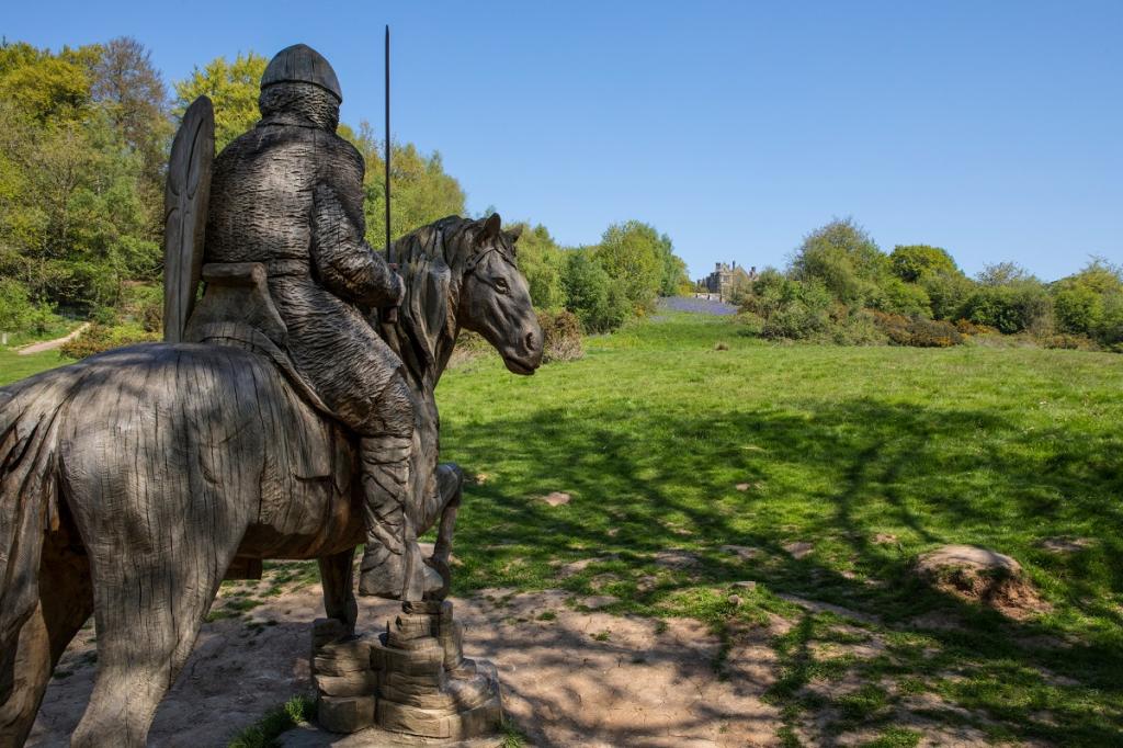 Battey Abbey Statue