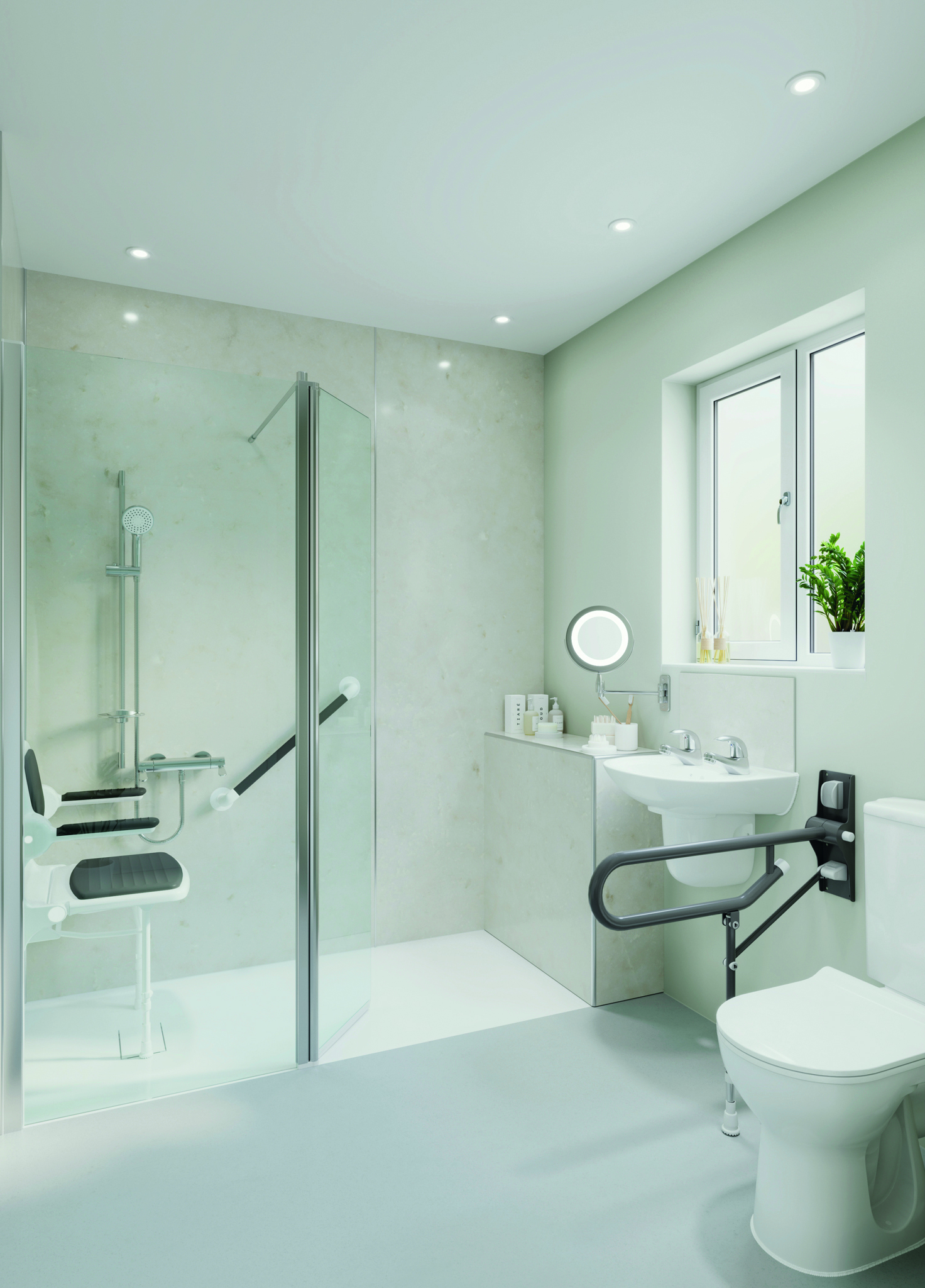 Age Uk wet room bathing product