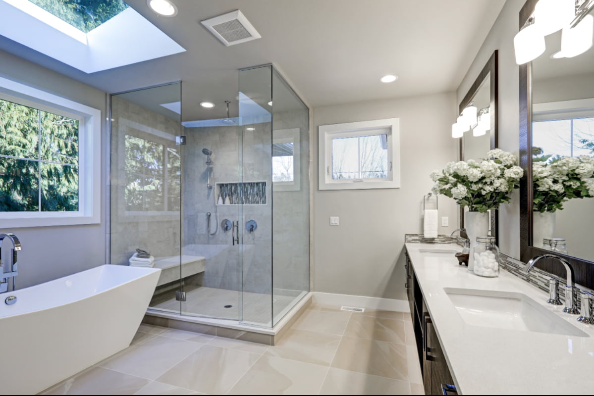 Age Uk bathing solutions installed in home