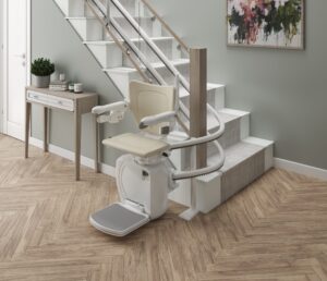 Age Uk Curved Stairlift
